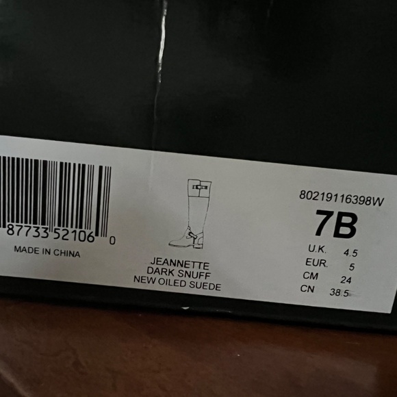 Ralph Lauren Oiled Suede Over-the-Knee Boot - Picture 6 of 7